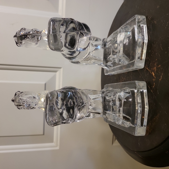 L E Smith ca 1940 Glass Horse Bookends 7.5" - Picture 4 of 10